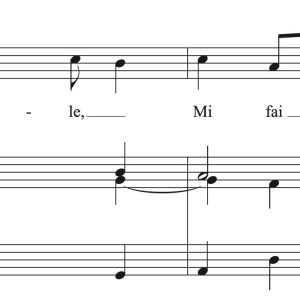 Antonio Caldara: Sebben, crudele (transposed to 9 keys)