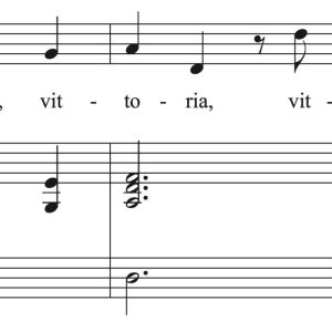 Giacomo Carissimi: Vittoria, vittoria (transposed to 8 keys)