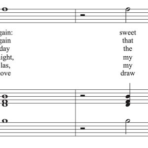 John Dowland: Come again: sweet love doth now invite (transposed to 8 keys)