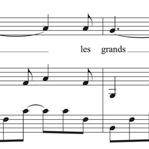 Gabriel Fauré: Les berceaux (transposed to 8 keys)