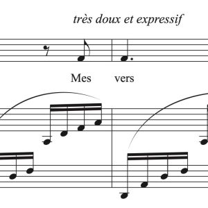 Reynaldo Hahn: Si mes vers avaient des ailes (transposed to 8 keys)