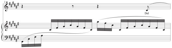 Fernando Obradors: Del cabello más sutil (transposed to 8 keys)