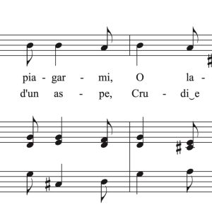 Alessandro Scarlatti: O cessate di piagarmi (transposed to 8 keys)