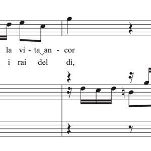 Alessandro Scarlatti: Toglietemi la vita ancor (transposed to 8 keys)