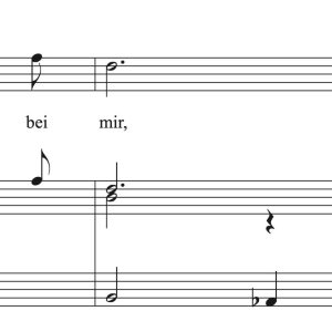 Gottfried Heinrich Stölzel: Bist du bei mir (transposed to 8 keys)