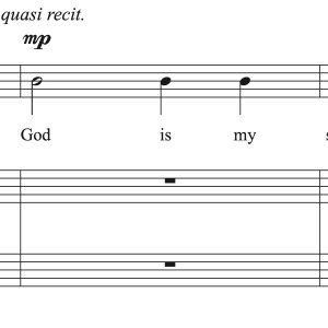 Antonín Dvořák: God is my shepherd, Op. 99 no. 4 (transposed to 8 keys)
