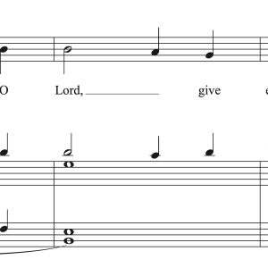 Antonín Dvořák: Hear my prayer, O Lord (transposed to 8 keys)