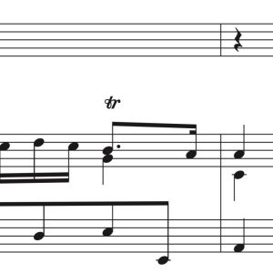 Alessandro Scarlatti: Le violette (transposed to 8 keys)