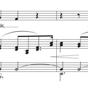 Robert Schumann: Waldesgespräch (transposed to 9 keys)