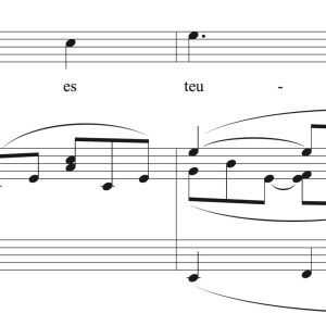 Richard Strauss: Zueignung (transposed to 8 keys)